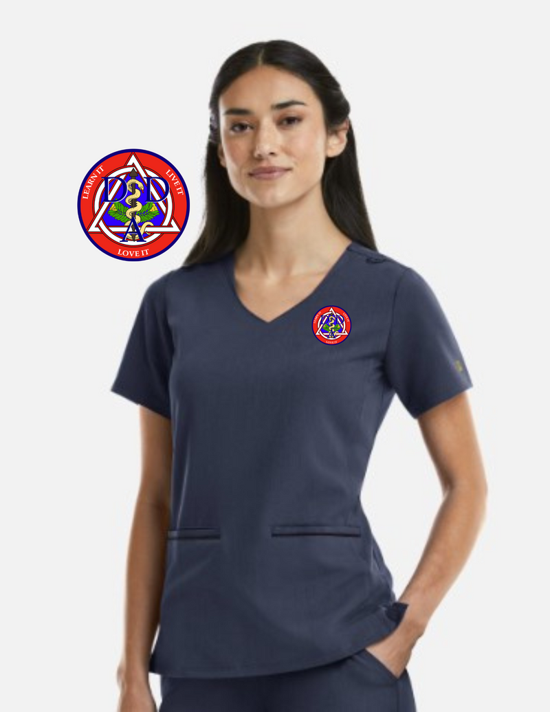 Dallas Academy of Dentistry Women's Matrix Pro Top 3902- Heather Navy