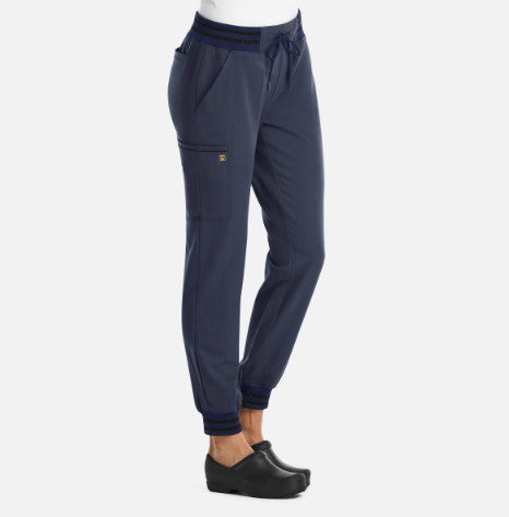 Dallas Academy of Dentistry Women's Heather Navy Matrix Pro Jogger Pants 6902- Heather Navy