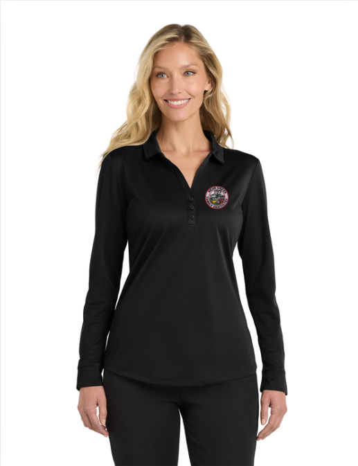 BCFD_L540LS Port Authority Women's Silk Touch™ Performance Long Sleeve Polo