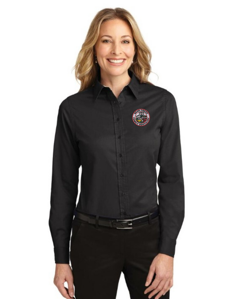 BCFD_L608 Port Authority® Women's Long Sleeve Easy Care Shirt
