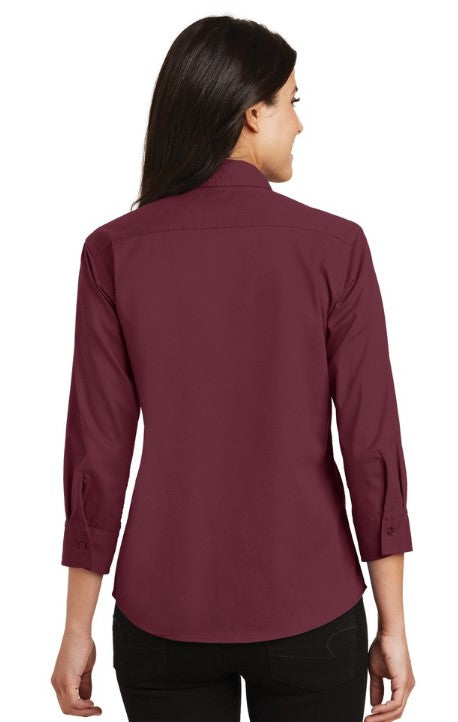 BCFD_L612 Port Authority® Women's 3/4-Sleeve Easy Care Shirt