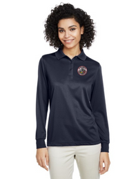 BCFD_M348LW Harriton Ladies' Advantage Snag Protection Plus IL Long Sleeve Polo