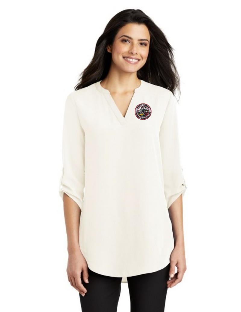 BCFD_LW701 Port Authority Ladies 3/4-Sleeve Tunic Blouse