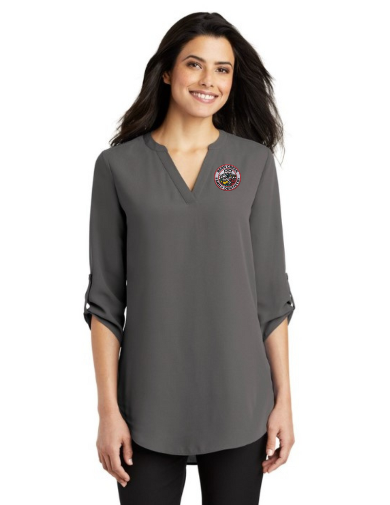 BCFD_LW701 Port Authority Ladies 3/4-Sleeve Tunic Blouse