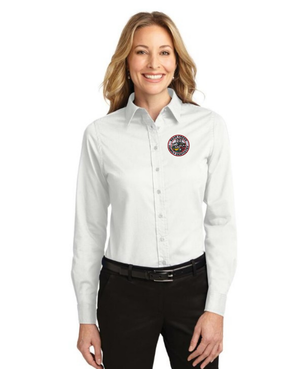 BCFD_L608 Port Authority® Women's Long Sleeve Easy Care Shirt