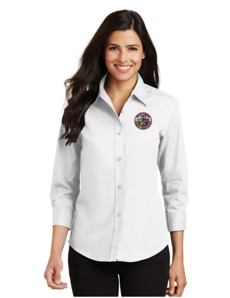 BCFD_L612 Port Authority® Women's 3/4-Sleeve Easy Care Shirt